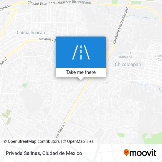 Mapa de Privada Salinas