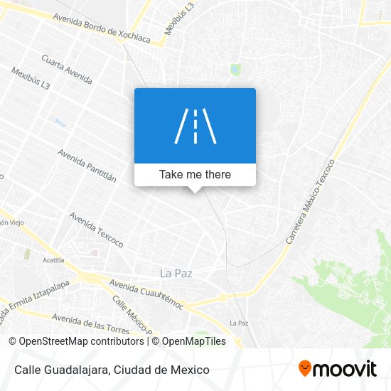 Mapa de Calle Guadalajara
