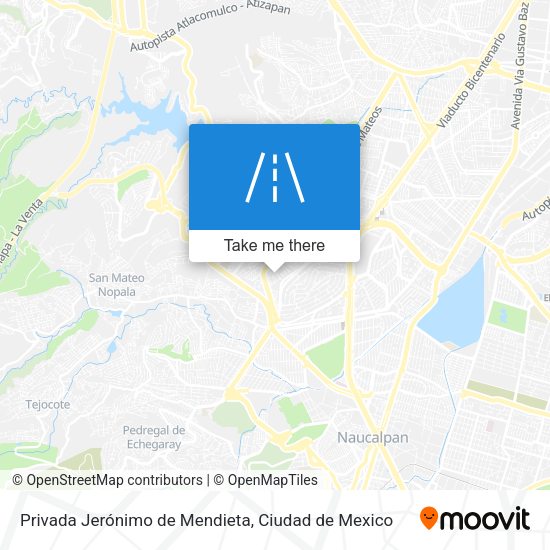 Privada Jerónimo de Mendieta map