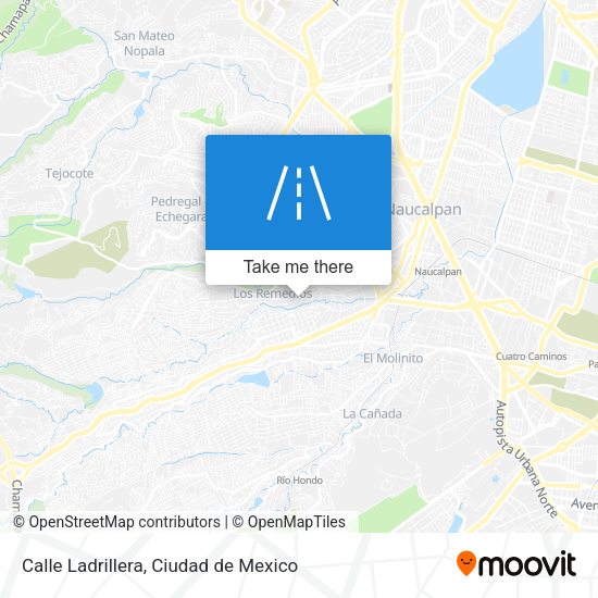 Mapa de Calle Ladrillera