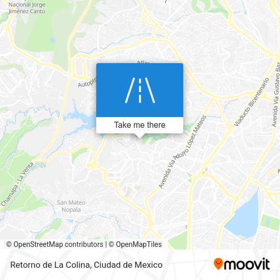 Retorno de La Colina map