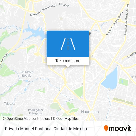 Privada Manuel Pastrana map