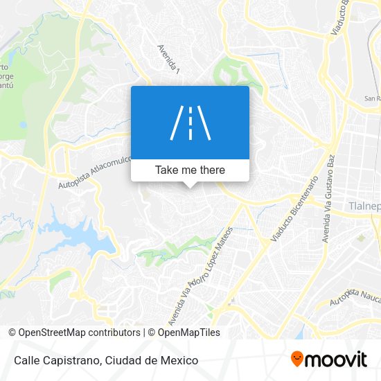 Calle Capistrano map