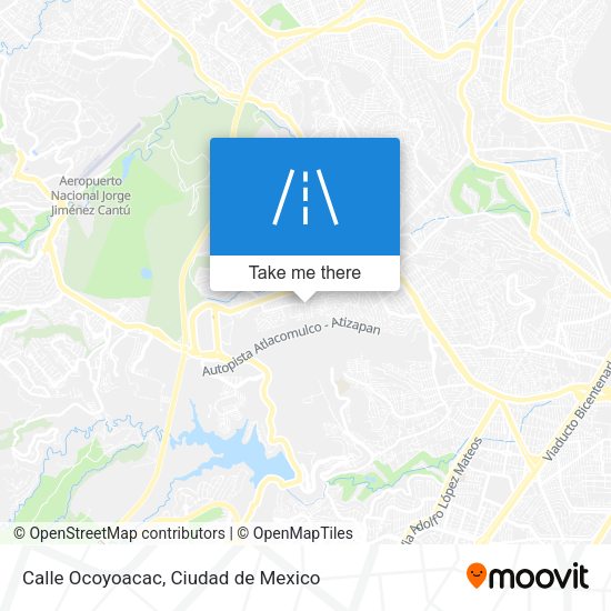 Calle Ocoyoacac map