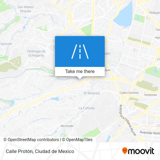 Mapa de Calle Protón