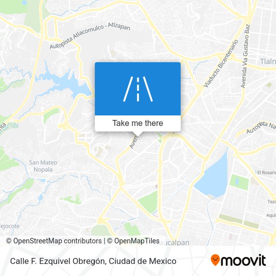 Calle F. Ezquivel Obregón map