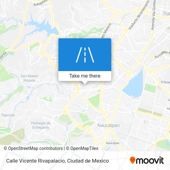 Calle Vicente Rivapalacio map