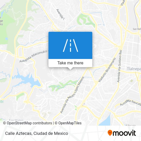 Calle Aztecas map