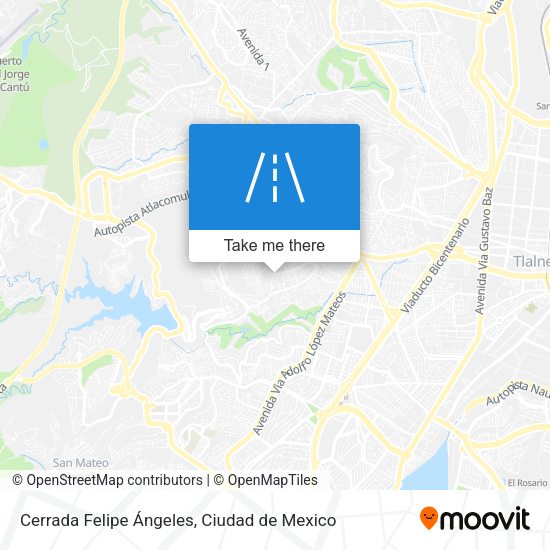 Cerrada Felipe Ángeles map