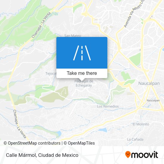Mapa de Calle Mármol