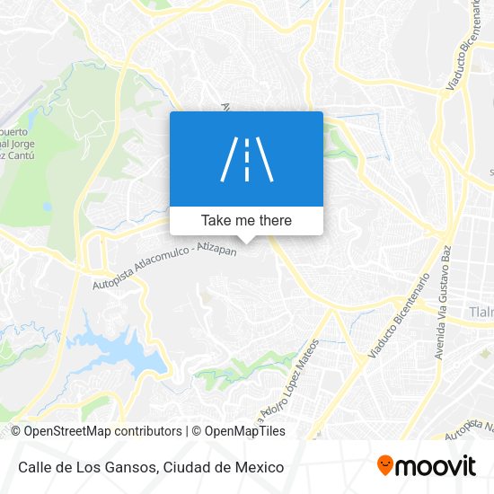 Calle de Los Gansos map