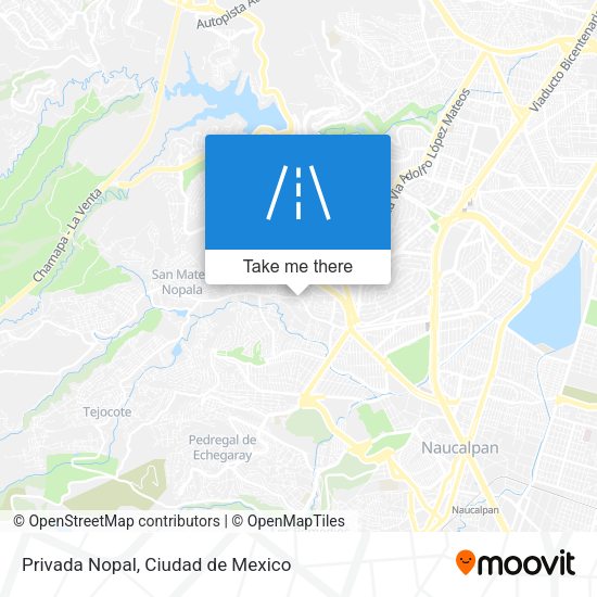 Privada Nopal map