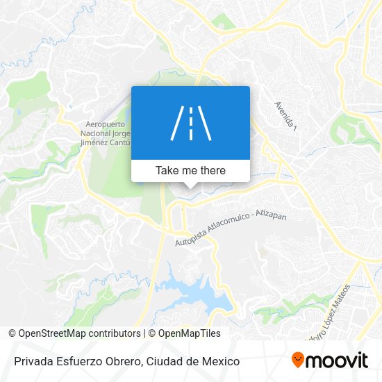 Mapa de Privada Esfuerzo Obrero
