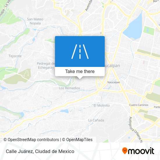 Calle Juárez map