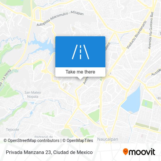 Privada Manzana 23 map