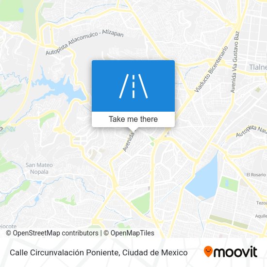 Calle Circunvalación Poniente map