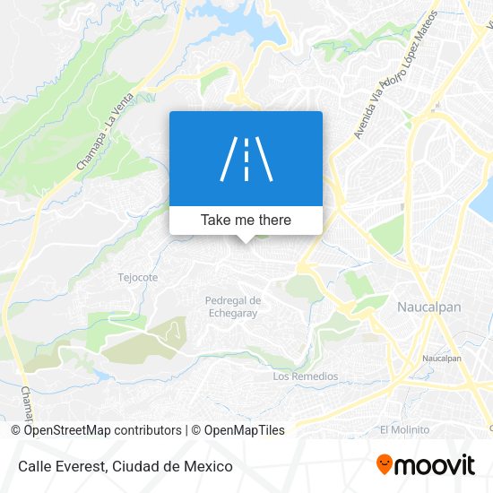 Mapa de Calle Everest