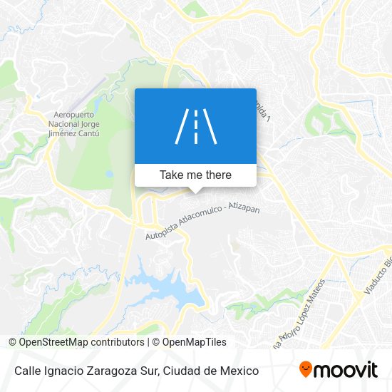 Mapa de Calle Ignacio Zaragoza Sur