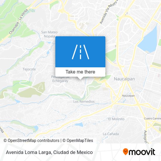 Avenida Loma Larga map