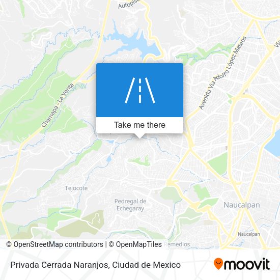 Mapa de Privada Cerrada Naranjos