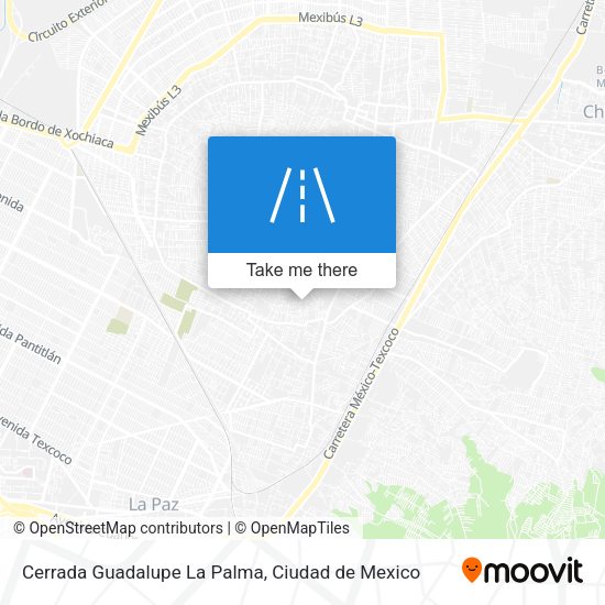 Mapa de Cerrada Guadalupe La Palma