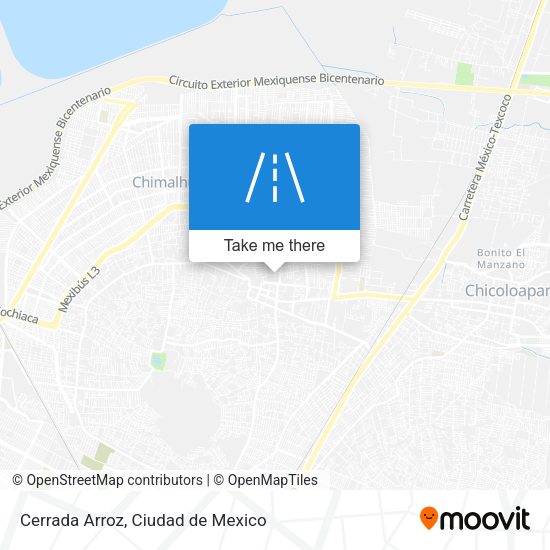 Cerrada Arroz map