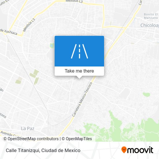 Calle Titanizqui map