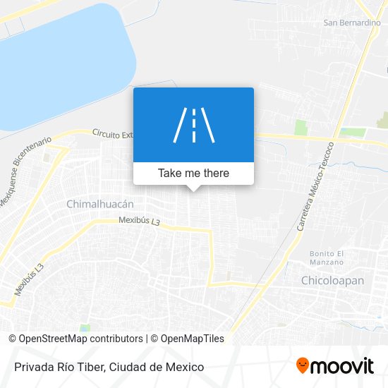 Mapa de Privada Río Tiber