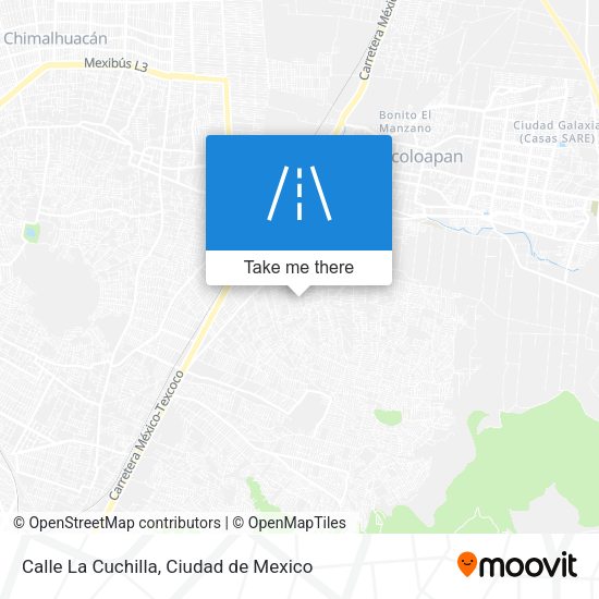 Calle La Cuchilla map