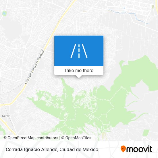 Mapa de Cerrada Ignacio Allende