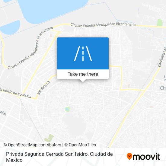 Mapa de Privada Segunda Cerrada San Isidro