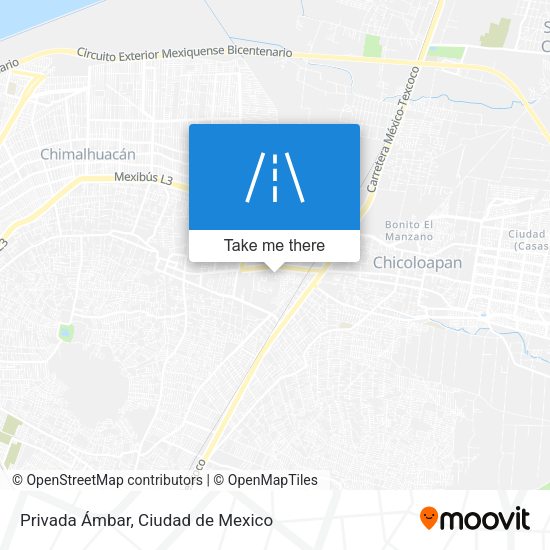 Mapa de Privada Ámbar