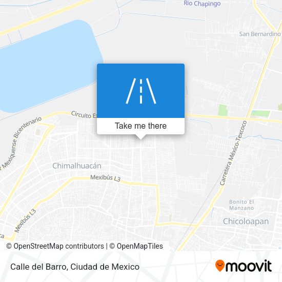 Calle del Barro map