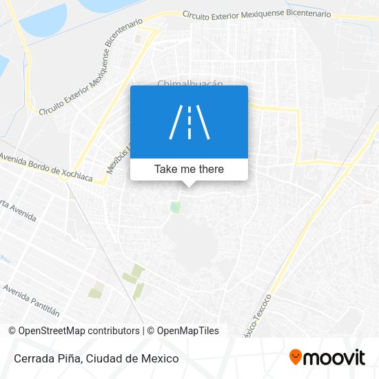 Cerrada Piña map