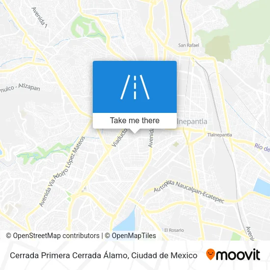 Cerrada Primera Cerrada Álamo map