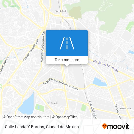 Calle Landa Y Barrios map