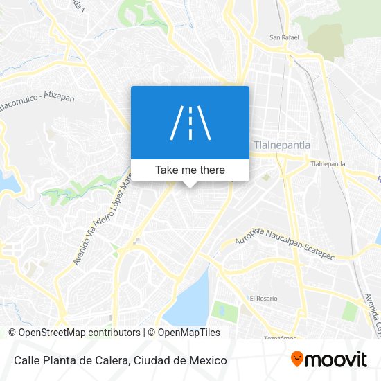 Mapa de Calle Planta de Calera