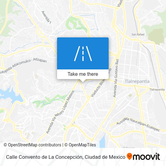 Mapa de Calle Convento de La Concepción