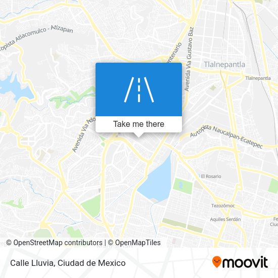 Mapa de Calle Lluvia