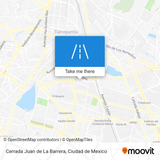 Cerrada Juan de La Barrera map
