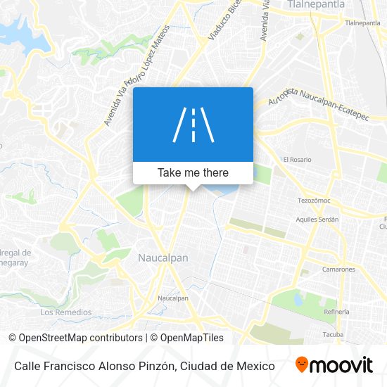 Mapa de Calle Francisco Alonso Pinzón