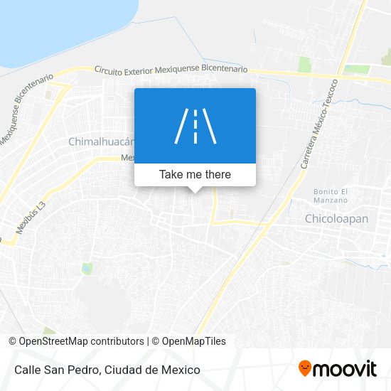 Calle San Pedro map