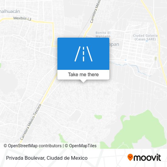 Privada Boulevar map