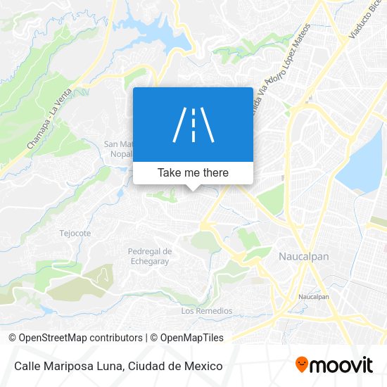 Calle Mariposa Luna map