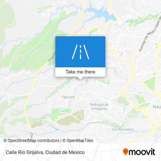 Mapa de Calle Río Grijalva