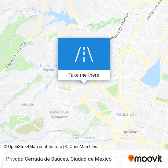 Privada Cerrada de Sauces map