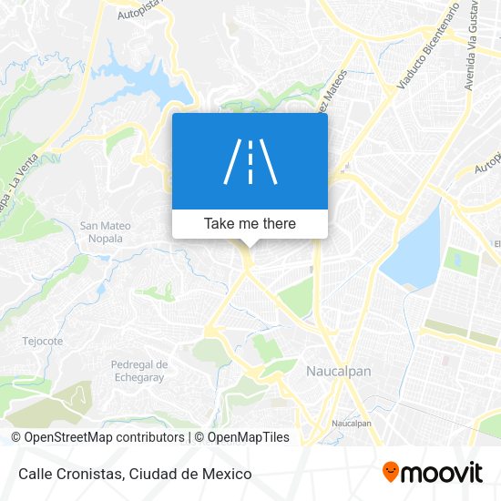 Mapa de Calle Cronistas