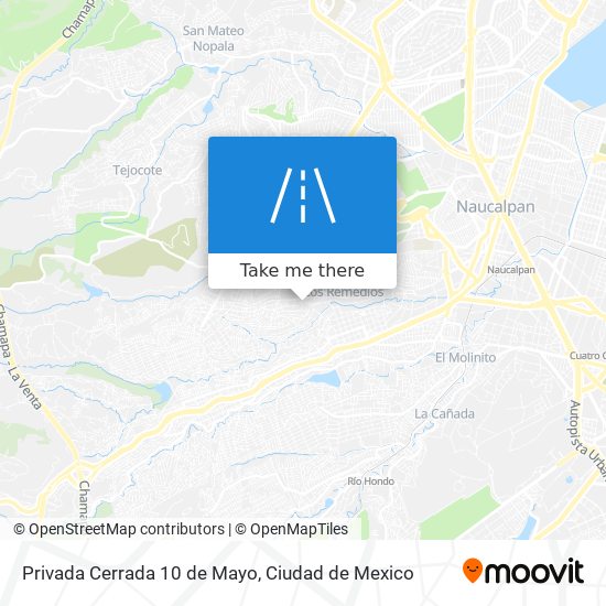 Privada Cerrada 10 de Mayo map
