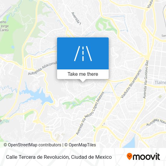 Mapa de Calle Tercera de Revolución