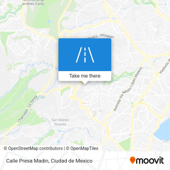 Calle Presa Madin map